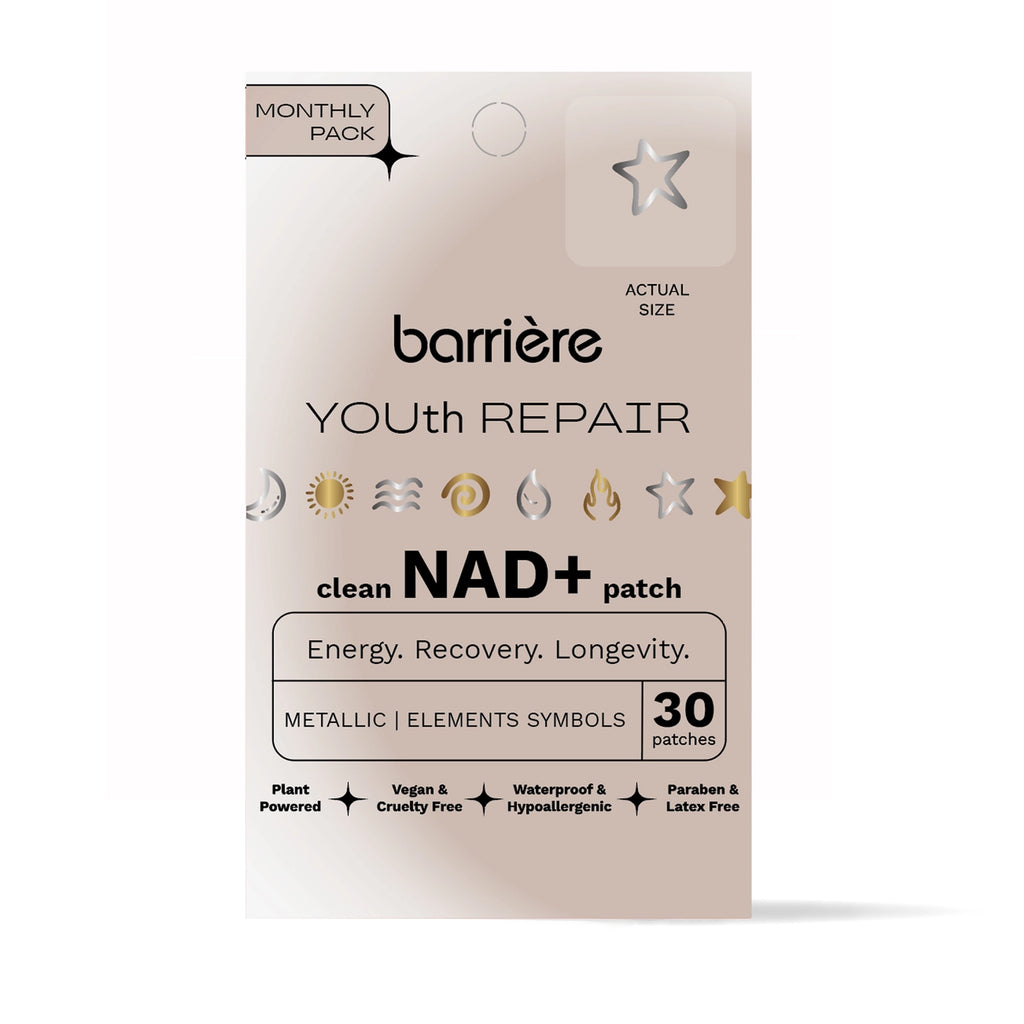 BARRIERE Youth Repair Nad+ Patch 30pk - Metallic Elements