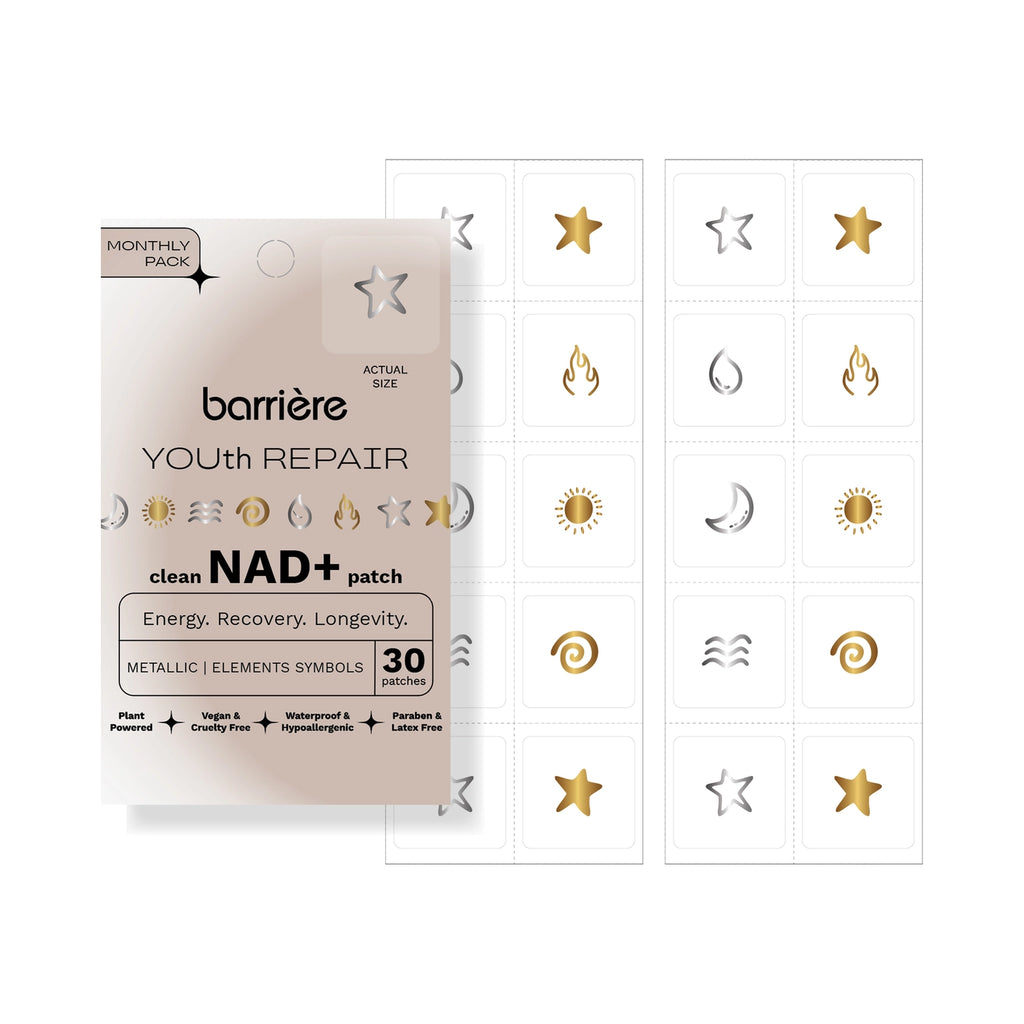 BARRIERE Youth Repair Nad+ Patch 30pk - Metallic Elements