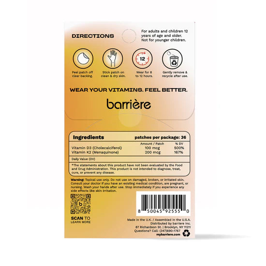 BARRIERE VITAMIN D PATCH
